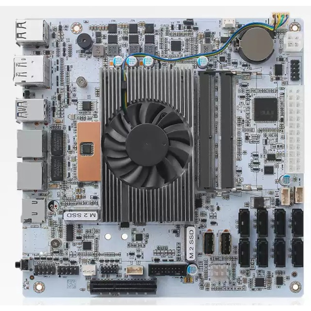 Placa base Mini-ITX blanca M11 - Nas Motherboard 8 Sata Mini Itx reseña y precio